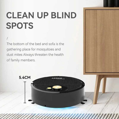 3-in-1 Automatic Robot Vacuum Cleaner | مكنسة روبوت ذكية 3 في 1